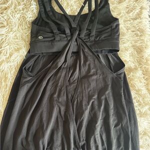 Black Lululemon Strappy top